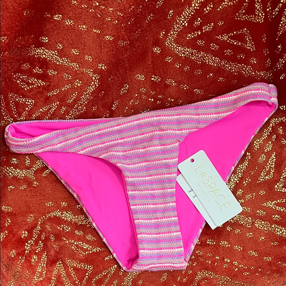 L*Space Hot Pink Bikini Bottom